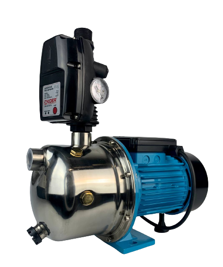 Насосна станція VDMT JET100S 1.1 кВт. Словенія з автоматикою KP Czech KS-2 у зборі ГАРАНТІЯ 2 роки