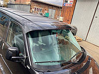 Козырек на лобовое стекло Nissan Primastar 2002-2014 (черный глянец, 5мм)