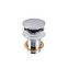 Донний клапан з переливом клік-клак Globus Lux HG15-02A BR (Click-clack), фото 2