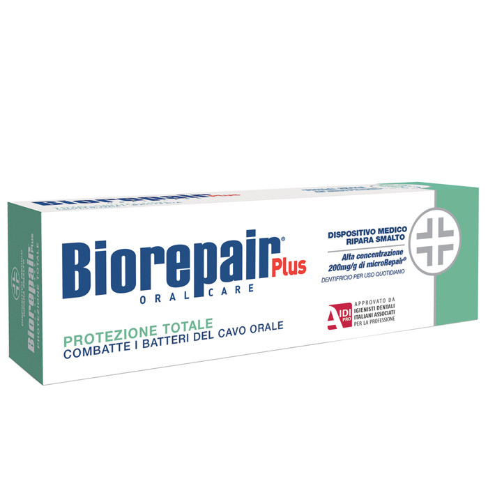 Зубна паста «Професійний захист і відновлення» BioRepair Oral Care Plus Total Protection 75мл, фото 1