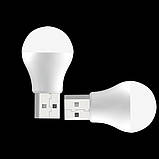 Usb лампа XO Y1 світлодіодний портативний міні світильник для повербанка ноутбука, фото 6
