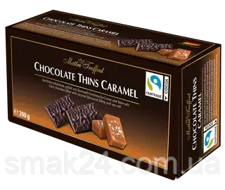 Шоколадні цукерки з карамеллю Maitre Truffout 200 г Німеччина