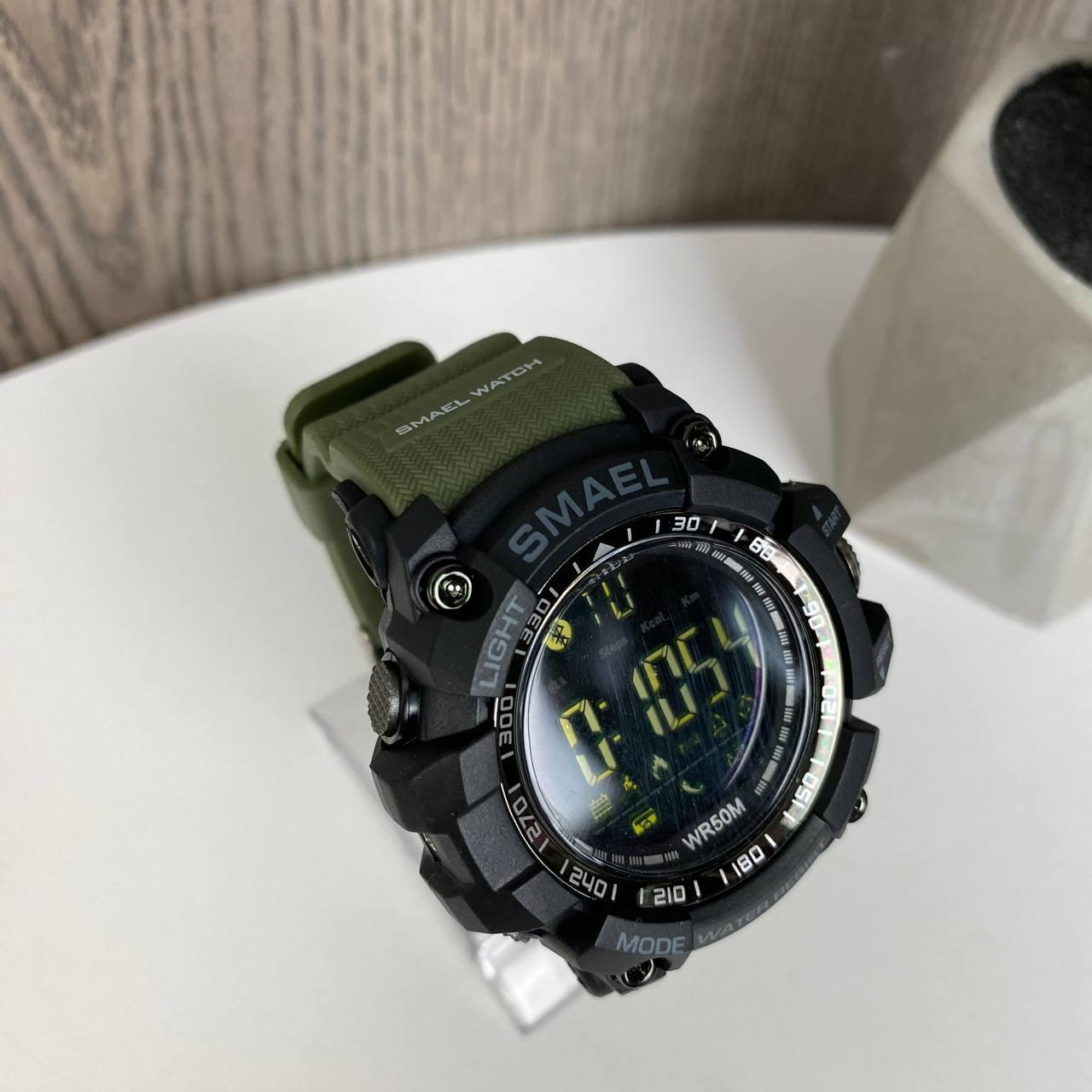 Мужские спортивные смарт часы SMAEL 1617 smart watch, наручные спорт часы водонепроницаемые "Lv" - фото 8 - id-p1674722316