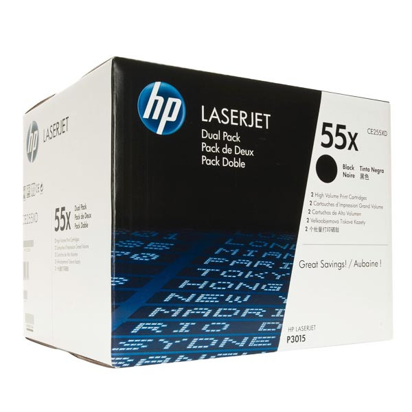 Картридж HP 55X (CE255X) до LaserJet M521dn M521dw M525c M525dn M525f P3010 P3015 P3015d P3015dn P3015n P3015x, фото 1