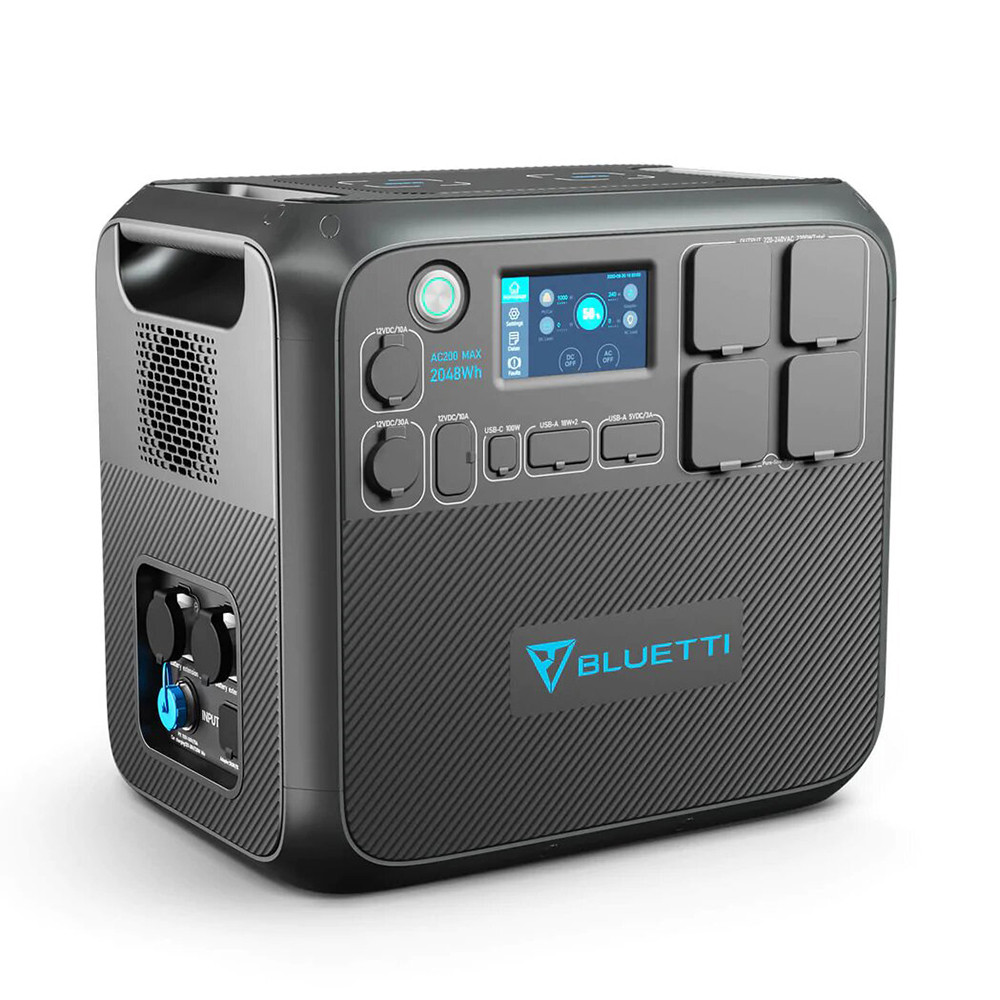Портативна зарядна станція Bluetti AC200MAX 2200W 2048 Вт/год Чорний