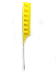 Гребінець для мікро (вуального) мелірування жовтий (9530-yellow)