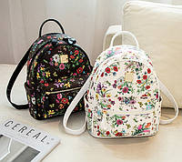 Детский прогулочный рюкзак с цветами, качественный рюкзачок для девочек с цветочками "Lv"