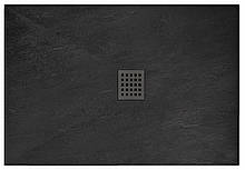 Душовий Піддон REA Чорний Rock 80x100 REA-K4578
