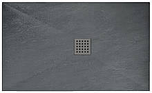 Душовий Піддон REA ROCK 90x120x3,5 Сірий REA-K4584