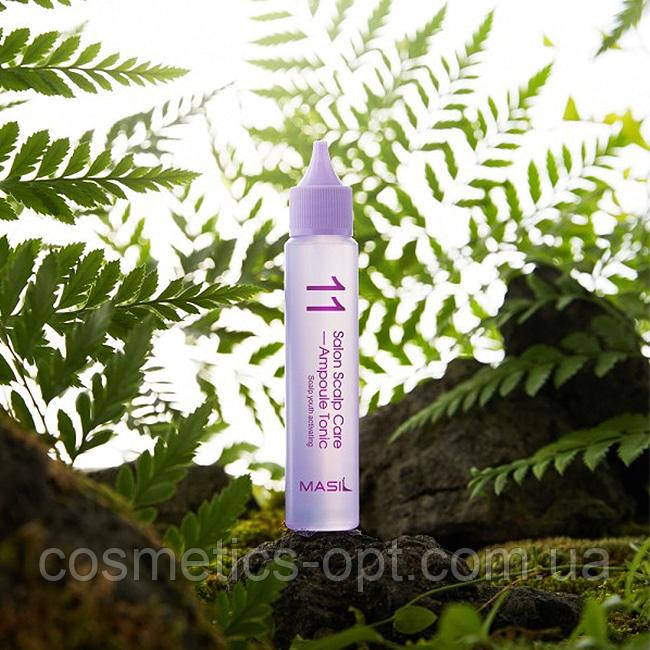Ампульний тонік для зміцнення волосся та стимуляції росту MASIL 11 SALON SCALP CARE AMPOULE TONIC, 30 ml