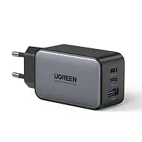 Мережевий зарядний пристрій Ugreen GaN X 65W Dark Grey (CD244)