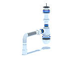 Сифон для мийки ANI-plast A0515, 1 1/2" x 40 з гнучкою трубою 40 x 40/50, фото 3