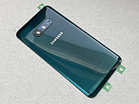 Galaxy S10e Prism Green задняя стеклянная крышка с защитным стеклом камеры зелёного цвета