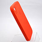 Чохол силіконовий з квадратними бортами Silicone case Full Square для iPhone Xr Red Червоний, фото 2