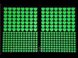 флуоресцентні серця, що світяться в темряві, фото 1