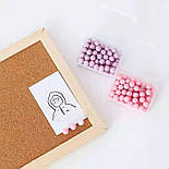 Набір круглих блакитних  кнопок, фото 2