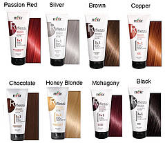 Тонувальна маска Itely Hairfashion Riflessi для волосся 3 в 1 Шоколад CHOCOLATE, 200 мл, фото 4