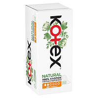 Ежедневные гигиенические прокладки ,гипоаллергенные Нормал Kotex® NATURAL , 40 штук, 2 капли