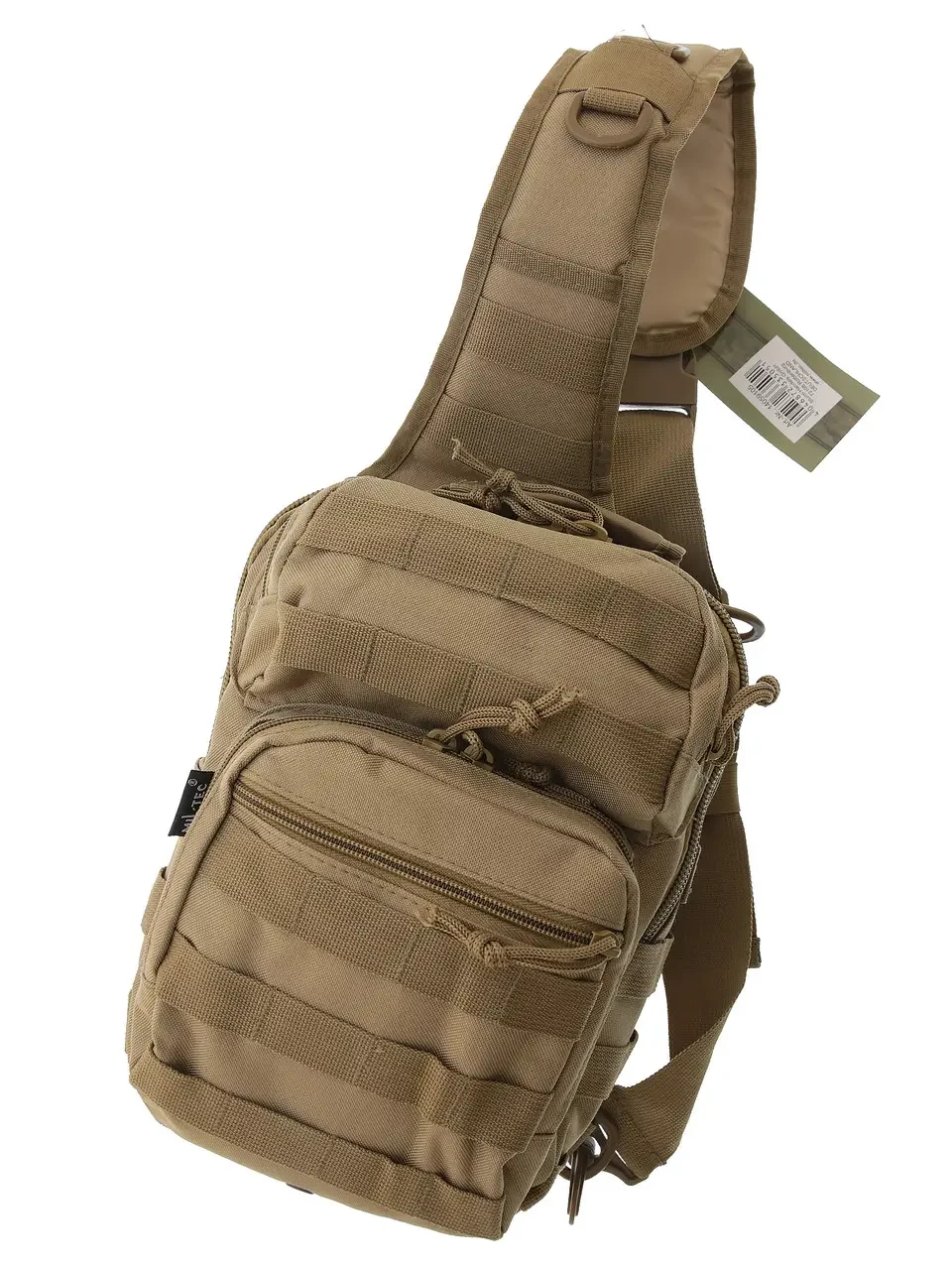 Тактичний однолямковий рюкзак Mil-Tec One Strap Assault 9 л. Coyote (14059105)