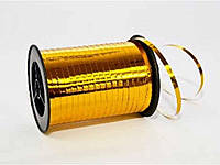 Лента для цветов и подарков (катушка) 0,5/150 золото металлик ТМ УПАКОВКИН BP