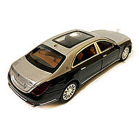 Іграшкова машинка металева Mercedes-Bens S600 (Мерседес-Бенц ) «АвтоЕксперт», срібло, батар., світ, звук, відкр.двері, інерція,, фото 4