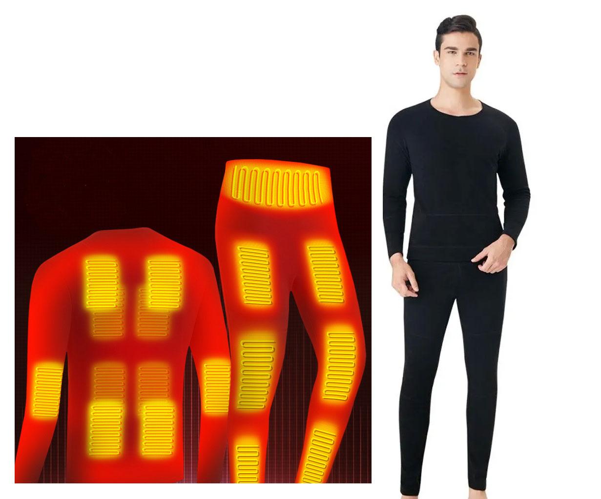 Купить Умное мужское термобелье с подогревом, с термоконтроллером и USB ...