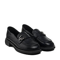 Туфли женские черные кожаные Lifexpert 36 40, Закрытый