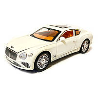 Машинка ігрова Bentley Continental «АвтоЕксперт» Бентлі Контіненталь метал біла світло звук 21*6*9 см (GT-6370), фото 2