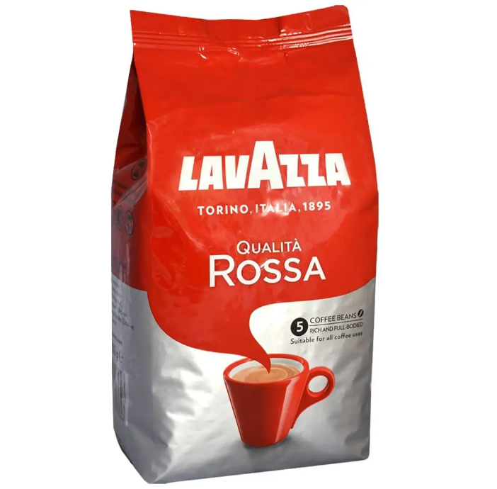 Кава в зернах Lavazza Qualita Rossa 1кг.