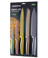 Набор кухонных ножей 5 предметов Fresh, нержавейка, ARDESTO - Наборы ножей