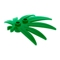 Растение Lego Листья 6 x 5 Swordleaf 10884 6022936 6097473 6313099 Green 4шт Б/У Хороший