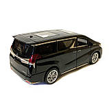 Машинка металева Lexus Лексус LM300h 2019, мінівен, «AutoExpert» ,чорна, інерц., звук, світ, відкр двері.,16*7*7 см (GT-1952), фото 4