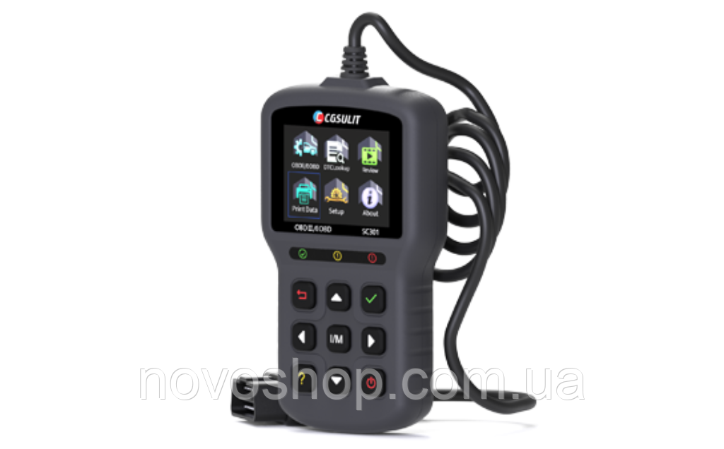Міні-сканер OBD2 & EOBD CGSULIT SC301 OBD2 для системи двигуна