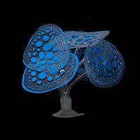 Декор в акваріум Гриби 10 см блакитний