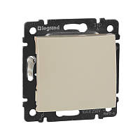 Механізм перемикача (прохідний) 1-клавішного, Legrand Valena Classic слонова кістка