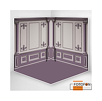 3D вініловий кутовий фотофон Violet Classic Interior