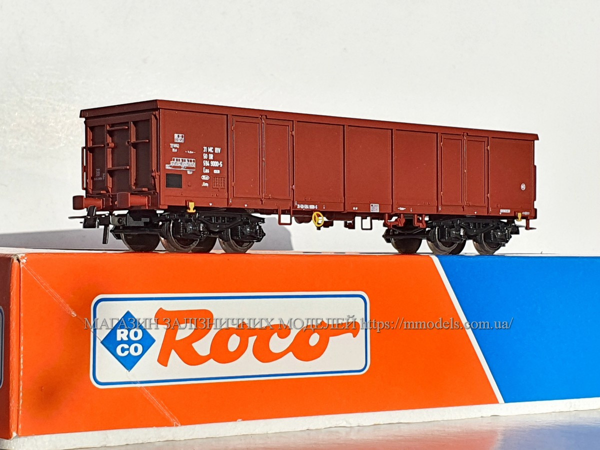 Модель напіввагона типу Eas066, эпохи DR, масштабу 1:87, H0 Roco 47203