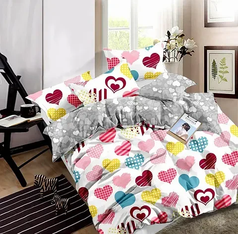 Євро комплект постільної білизни Ранфорс бавовна 200х220 (20220) Двоколірна постільна білизна, фото 1