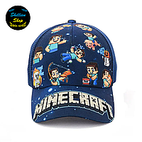Детская кепка с сеткой - Майнкрафт / Minecraft