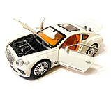 Машинка ігрова Bentley Continental «АвтоЕксперт» Бентлі Контіненталь метал біла світло звук 21*6*9 см (GT-6370), фото 4
