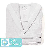 Халат махровый PHP Joy Bianco белый (L/XL) унисекс, Женский/мужской халат для бани и сауны 100% хлопок