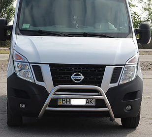 Кенгурятник WT022 (нерж.) Nissan NV400 2010-