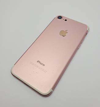 З дефектом. кришка apple iphone 7 рожева оригінал із розборки