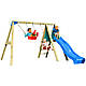 Дитячі гойдалки з гіркою Blue Rabbit DECKSWING, фото 3