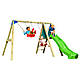 Дитячі гойдалки з гіркою Blue Rabbit DECKSWING, фото 4