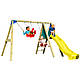 Дитячі гойдалки з гіркою Blue Rabbit DECKSWING, фото 5