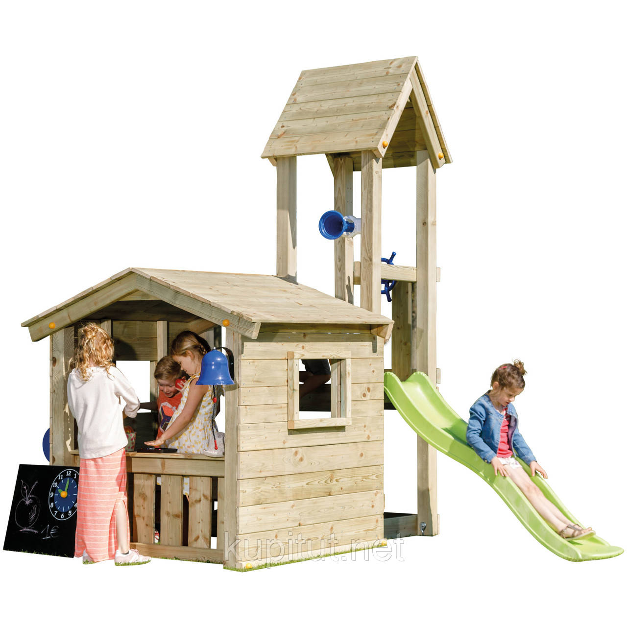 Дитяча ігрова вежа з будиночком Blue Rabbit LOOKOUT - фото 1 - id-p1749257235