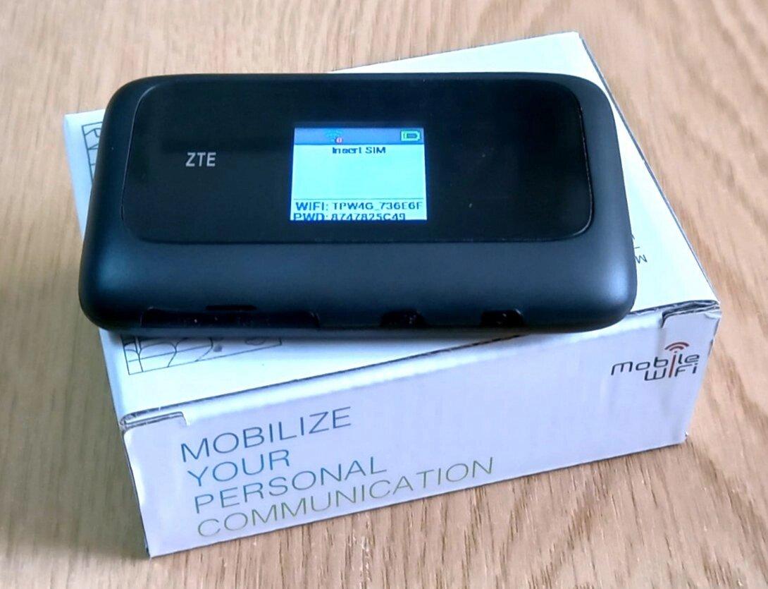 3G/4G LTE MIMO роутер ZTE MF 910 (B1/B3/B7/B8/B20/B38/B40/B41), 2 роз'єми під антену, акумулятор 2300 мАг