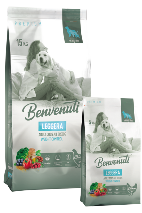 Benvenuti Leggera корм для собак контроль ваги 15 кг
