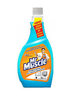 Средство для мойки стекла и других поверхностей Mr Muscle Профессионал со спиртом запасной блок 500 мл